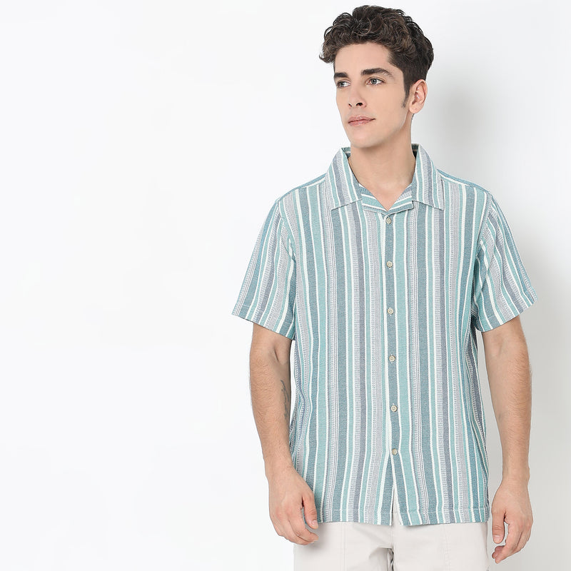 Regular Fit Striped Shirt