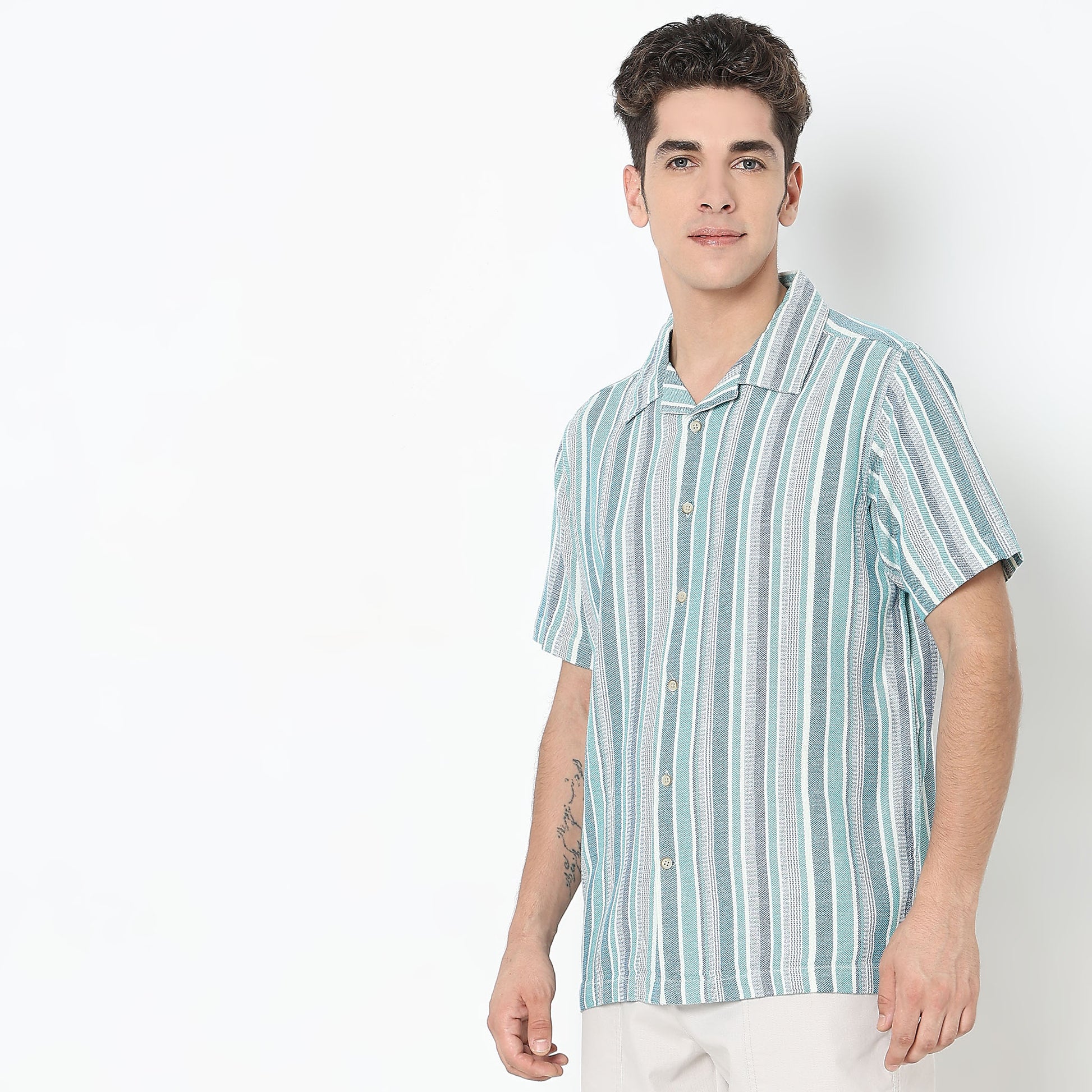 Regular Fit Striped Shirt