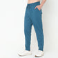 Regular Fit Solid Mid Rise Trackpants