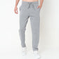 Regular Fit Solid Mid Rise Trackpants