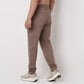 Regular Fit Solid Mid Rise Trackpants