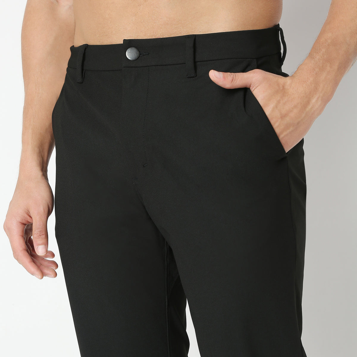 Anti Wrinkle 4-way Stretch Mid Rise Fluid-X Pants