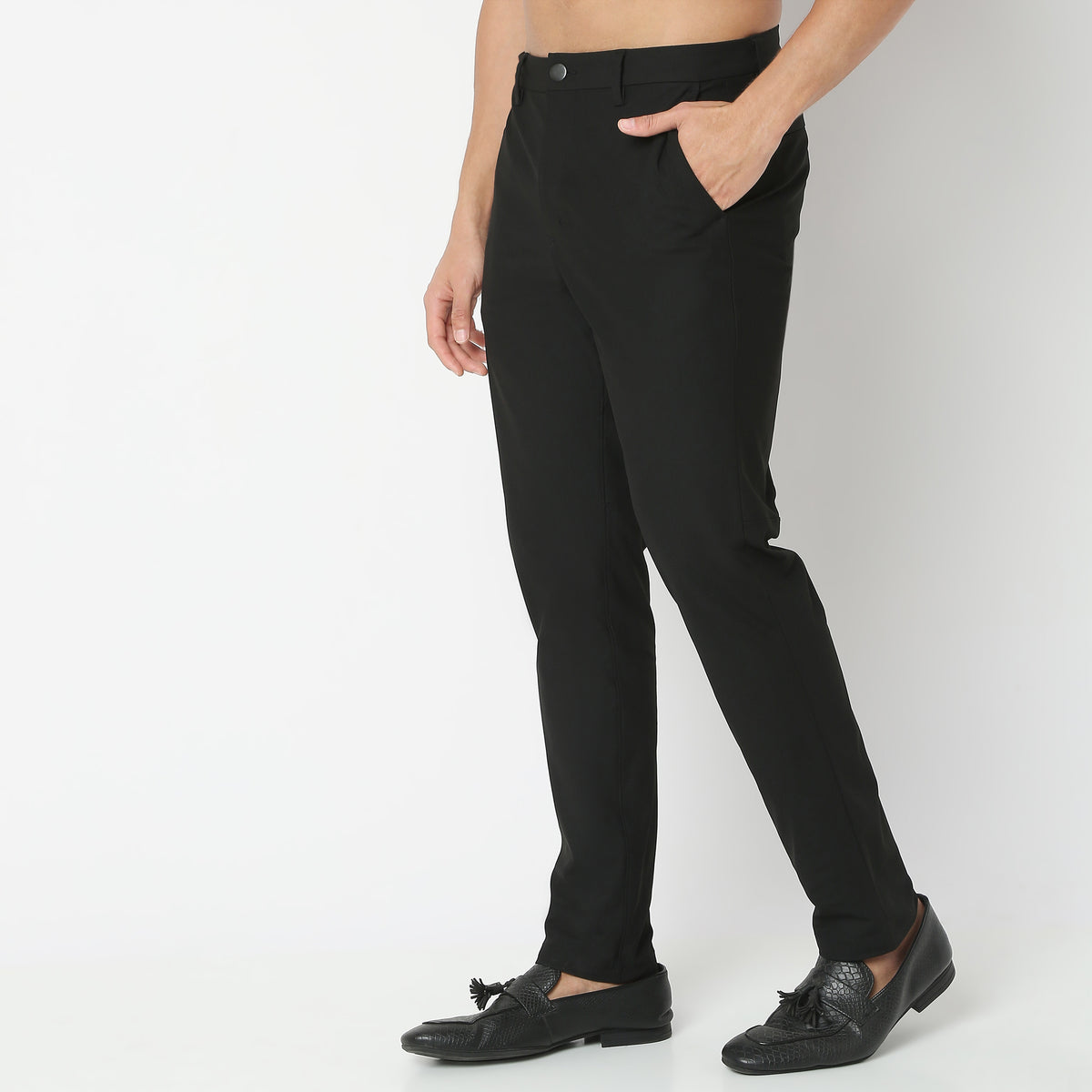 Anti Wrinkle 4-way Stretch Mid Rise Fluid-X Pants