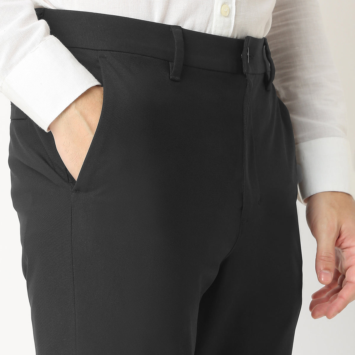 Anti Wrinkle 4-way Stretch Mid Rise Fluid-X Pants