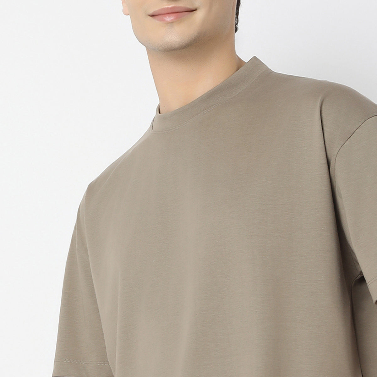 Oversize Solid T-Shirt