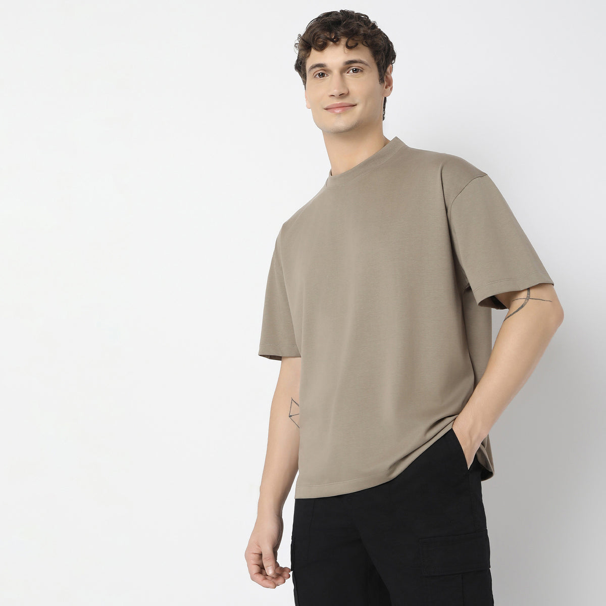 Oversize Solid T-Shirt