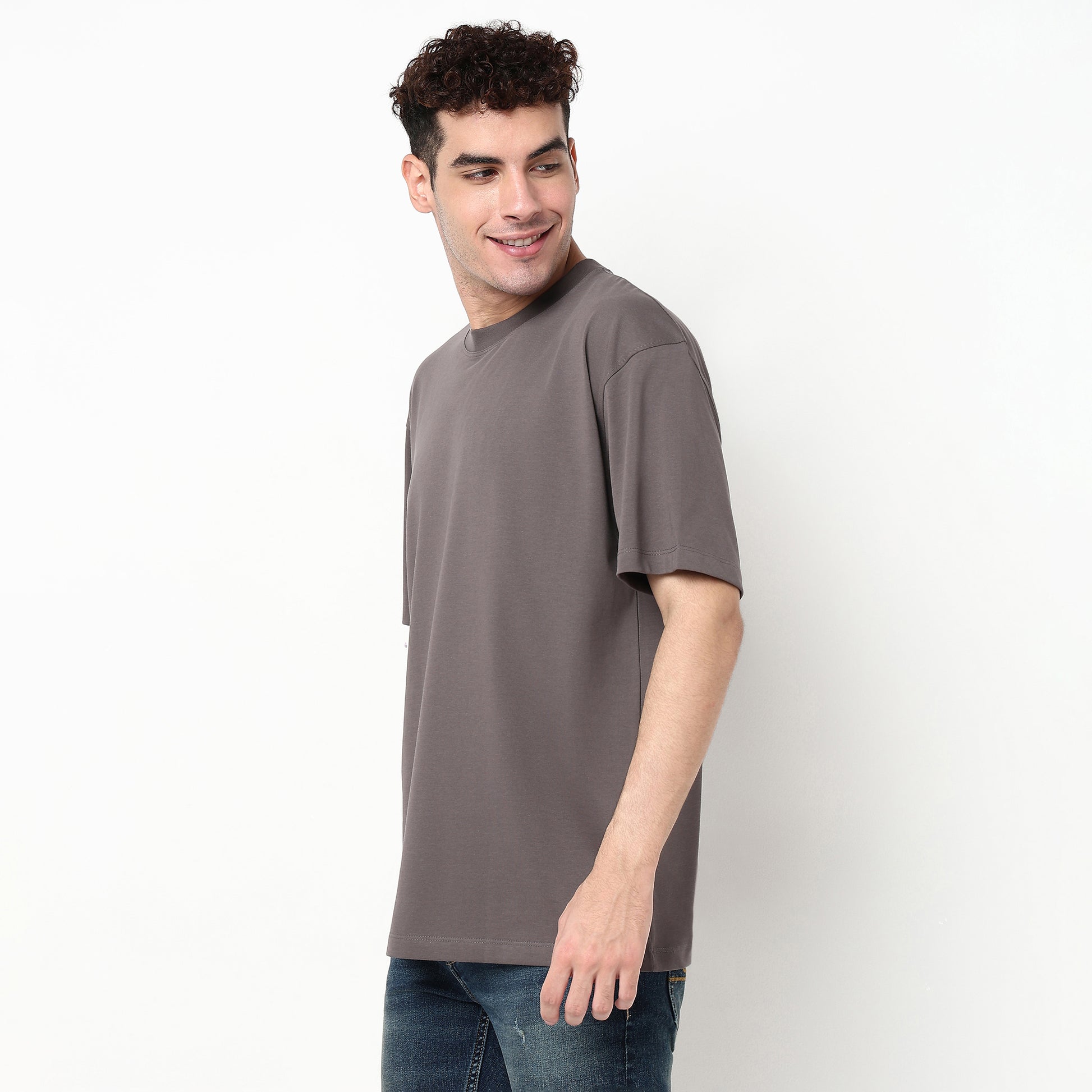 Oversize Solid T-Shirt