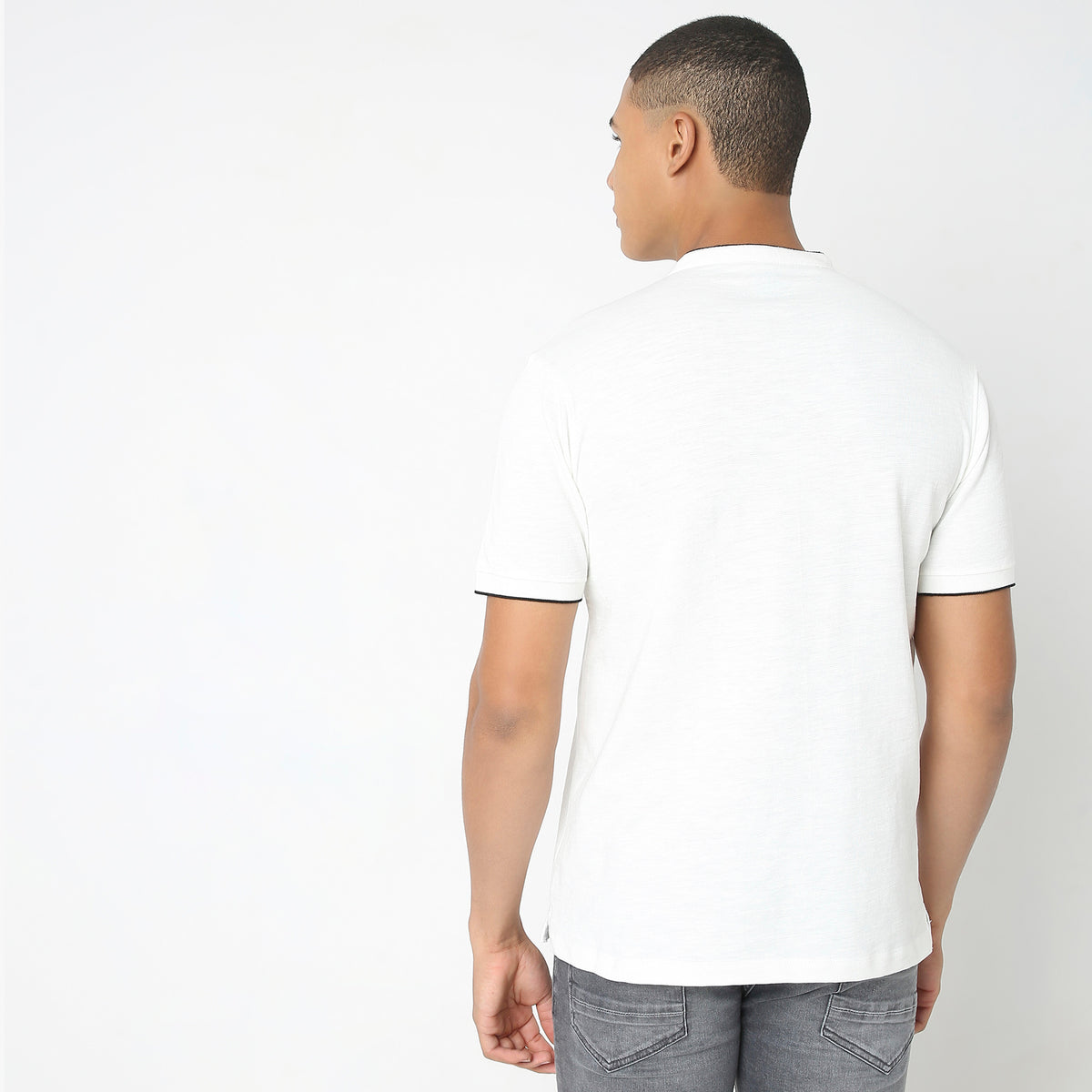 Regular Fit Solid T-Shirt