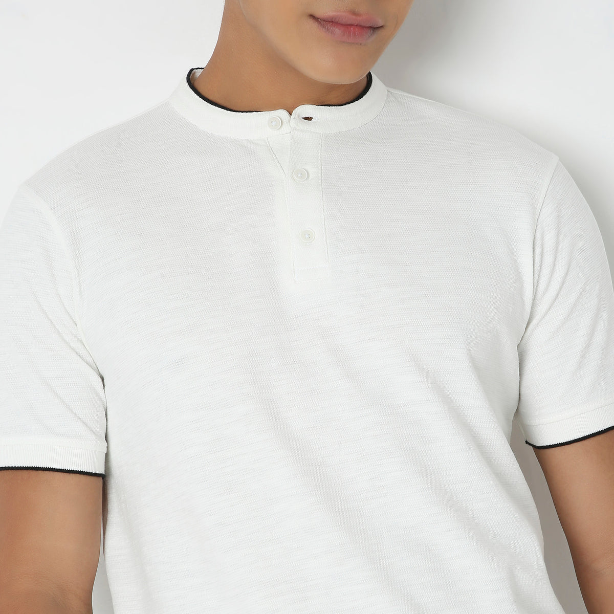 Regular Fit Solid T-Shirt