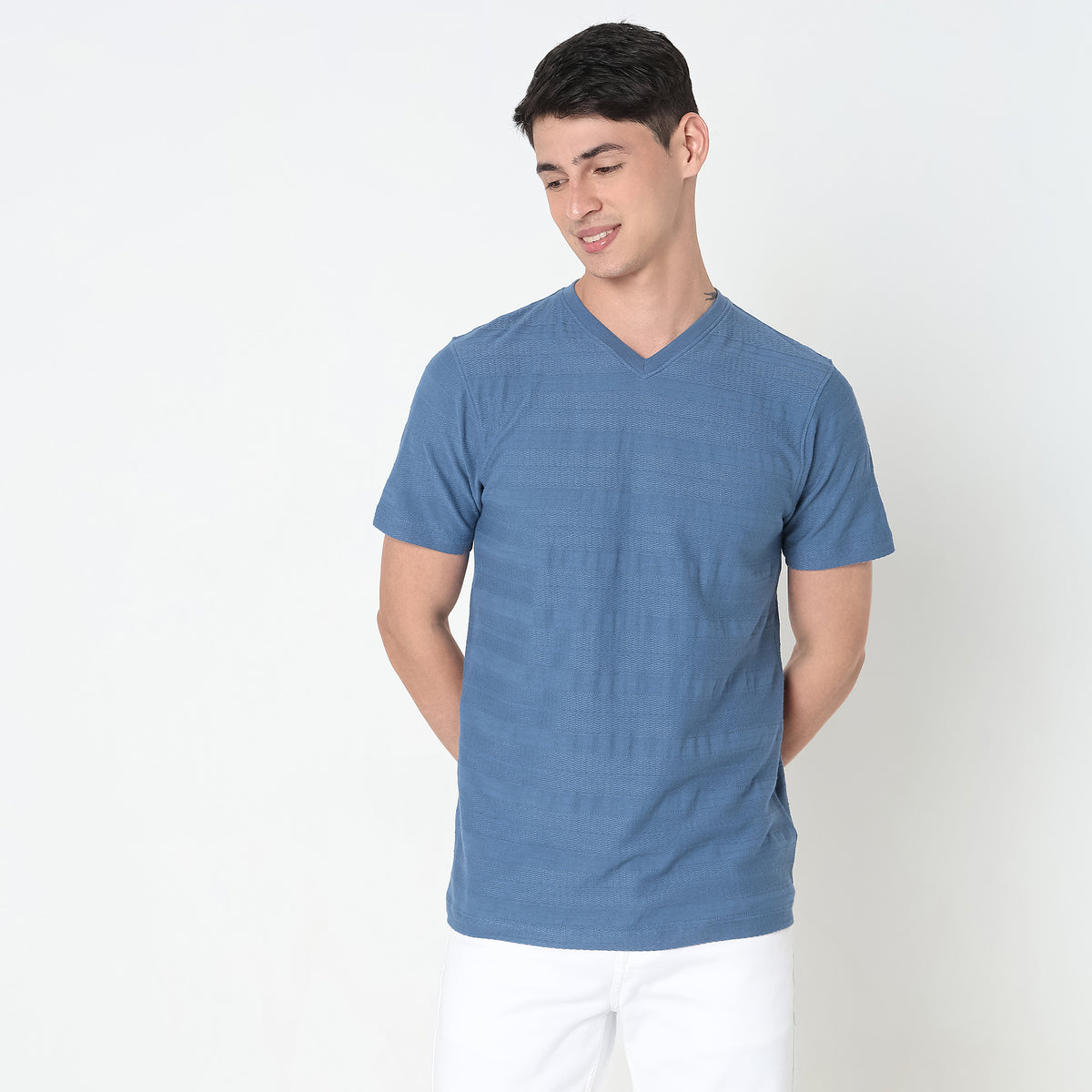 Regular Fit Structured T-Shirt