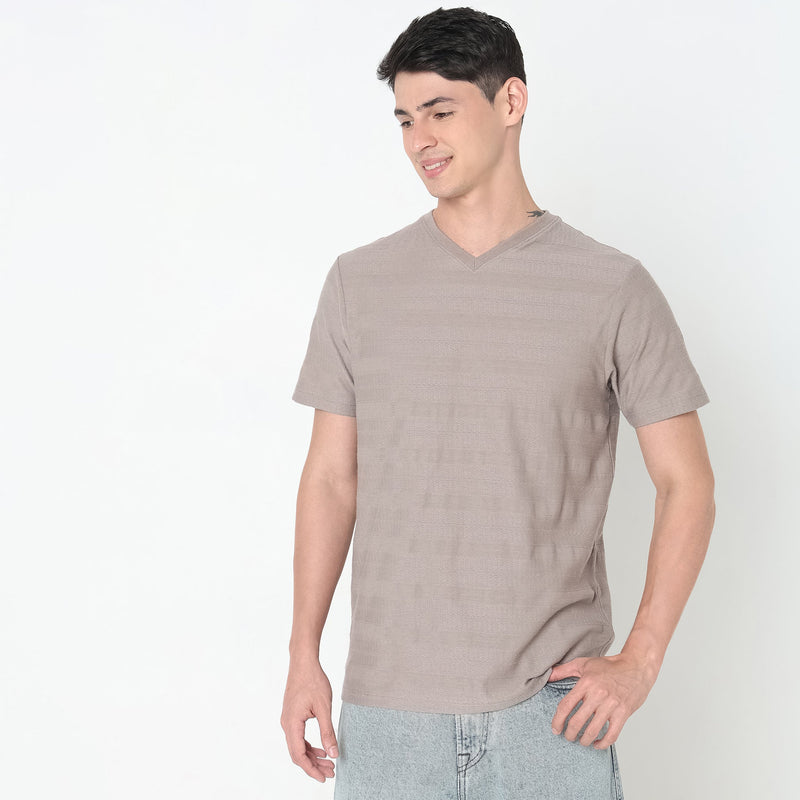 Regular Fit Structured T-Shirt