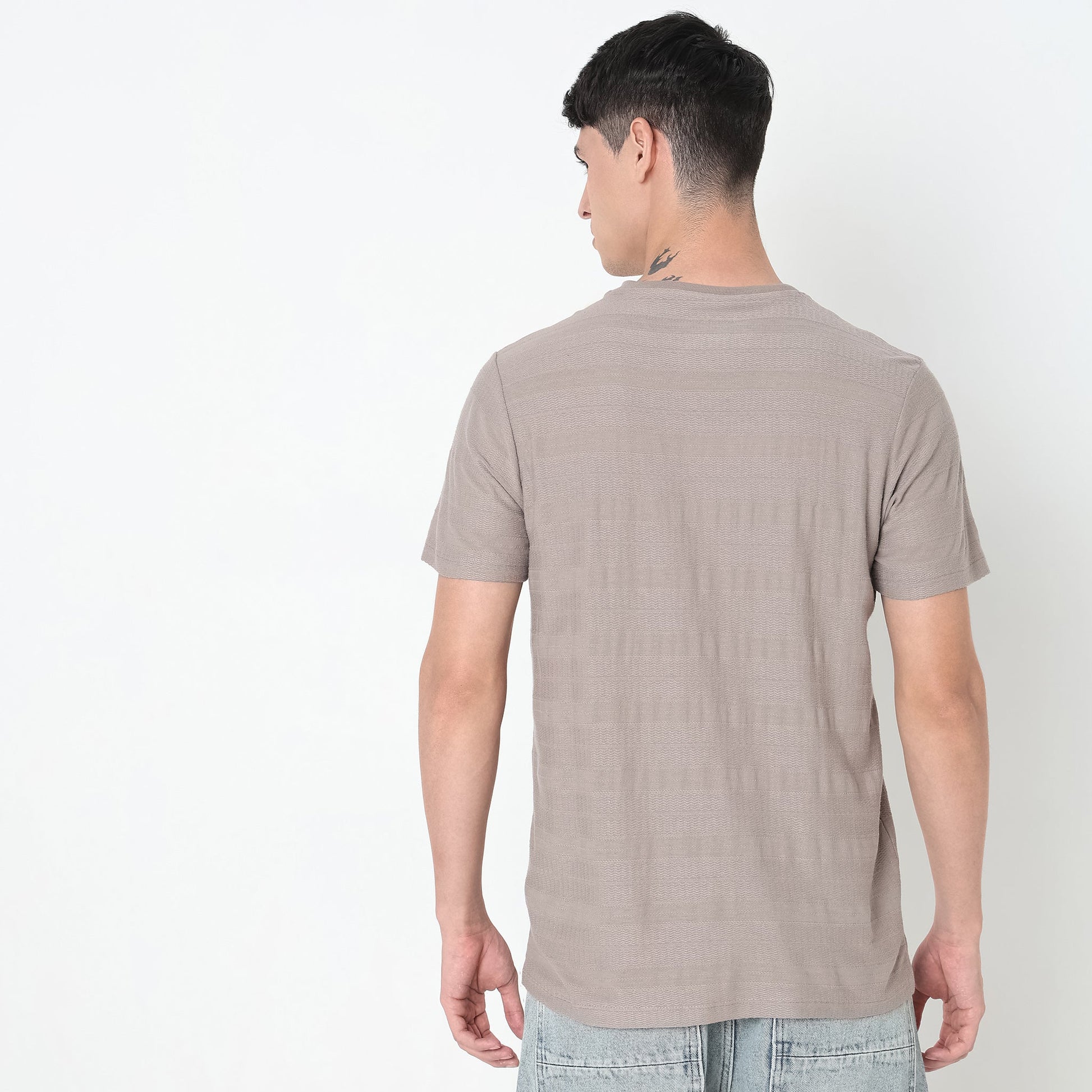 Regular Fit Structured T-Shirt