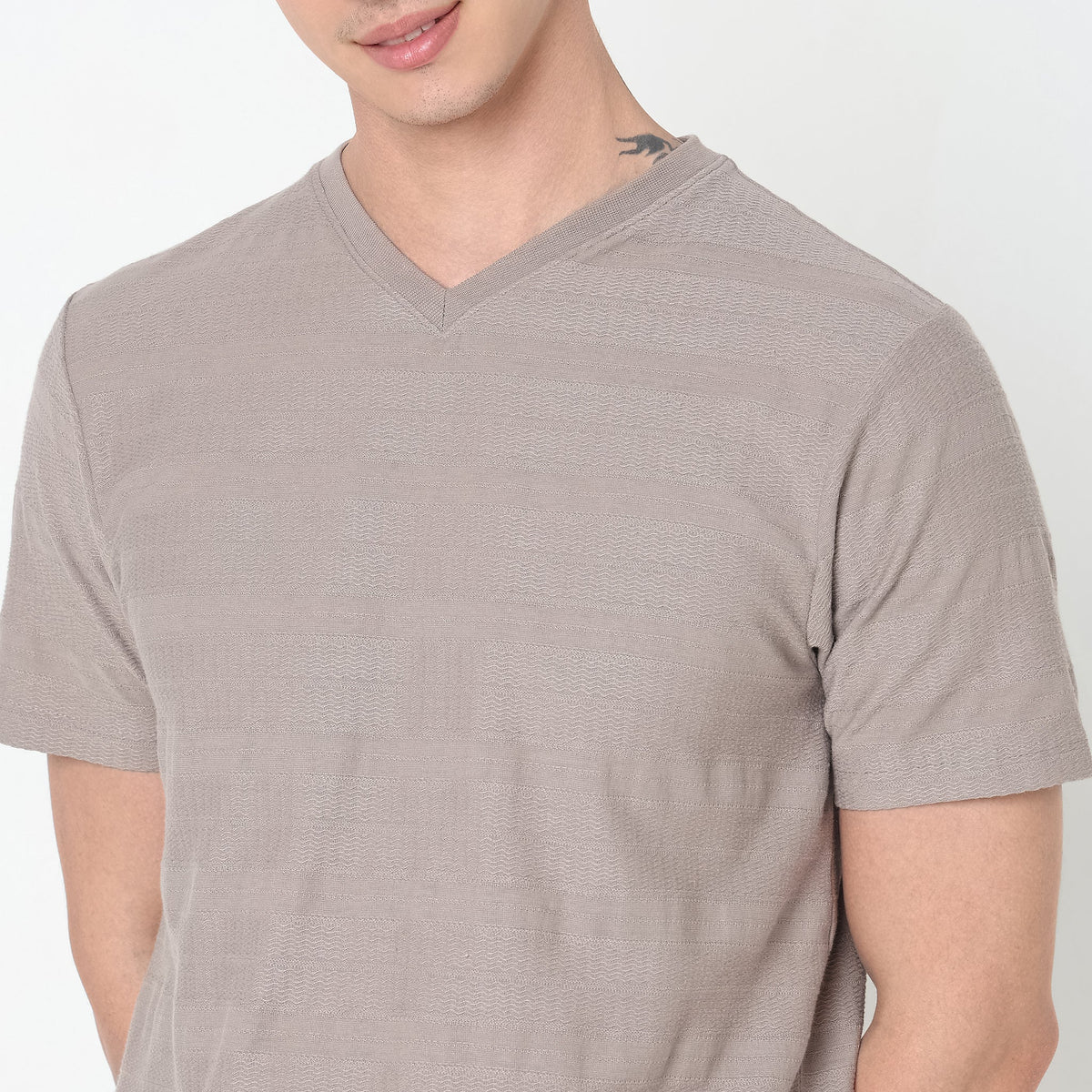 Regular Fit Structured T-Shirt