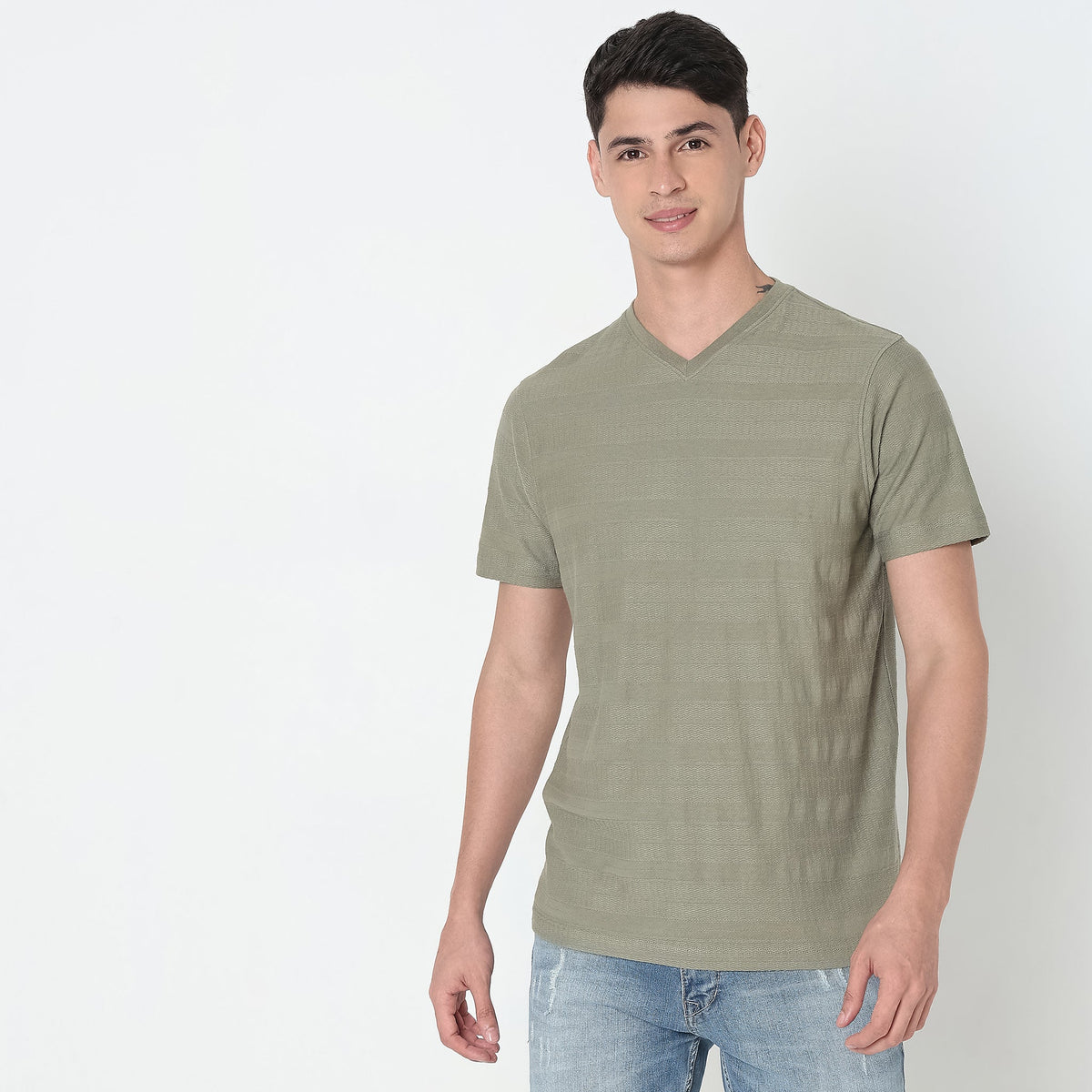 Regular Fit Structured T-Shirt