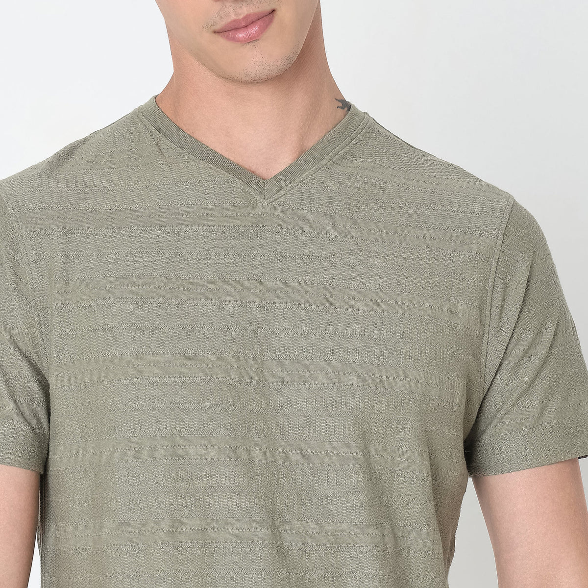 Regular Fit Structured T-Shirt