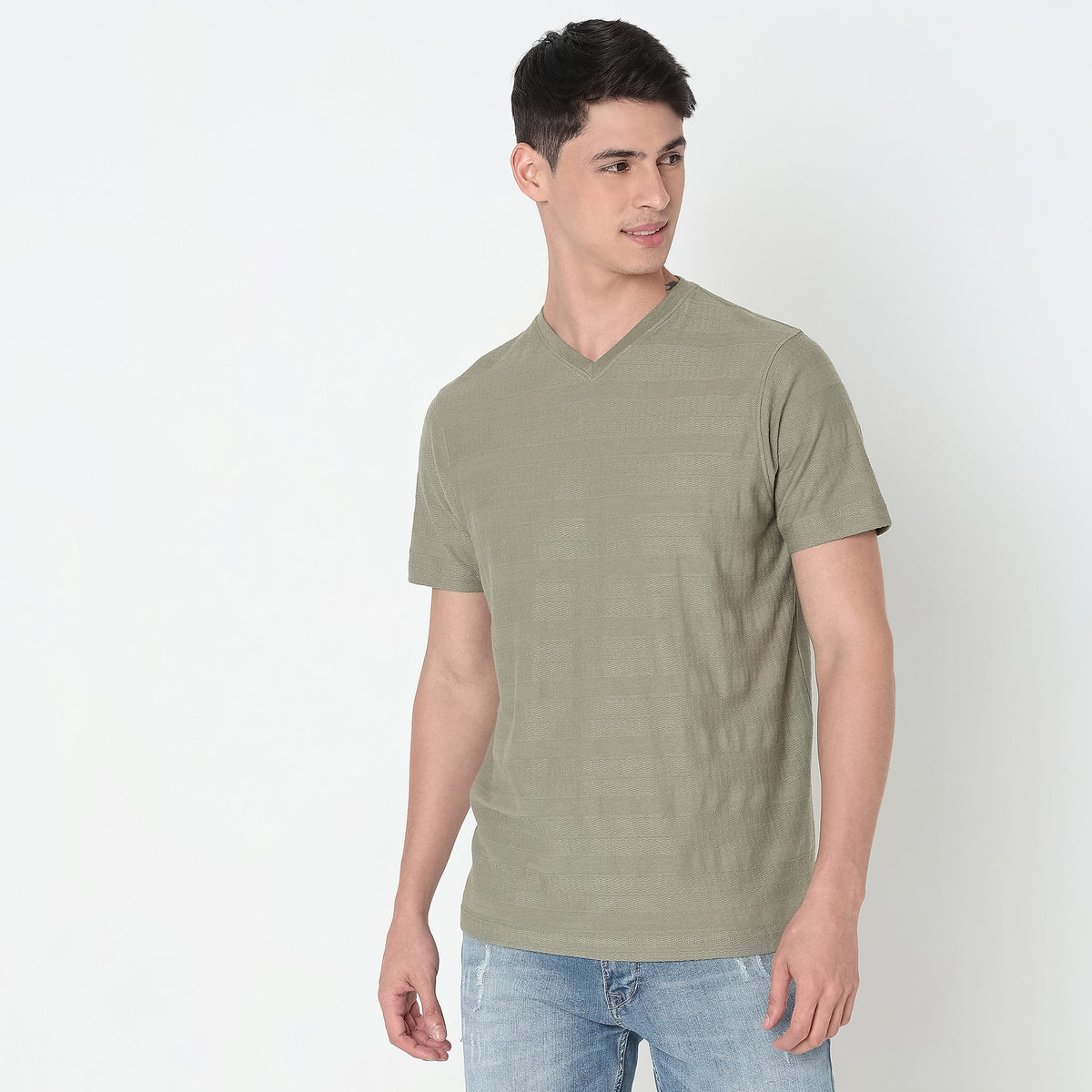 Regular Fit Structured T-Shirt