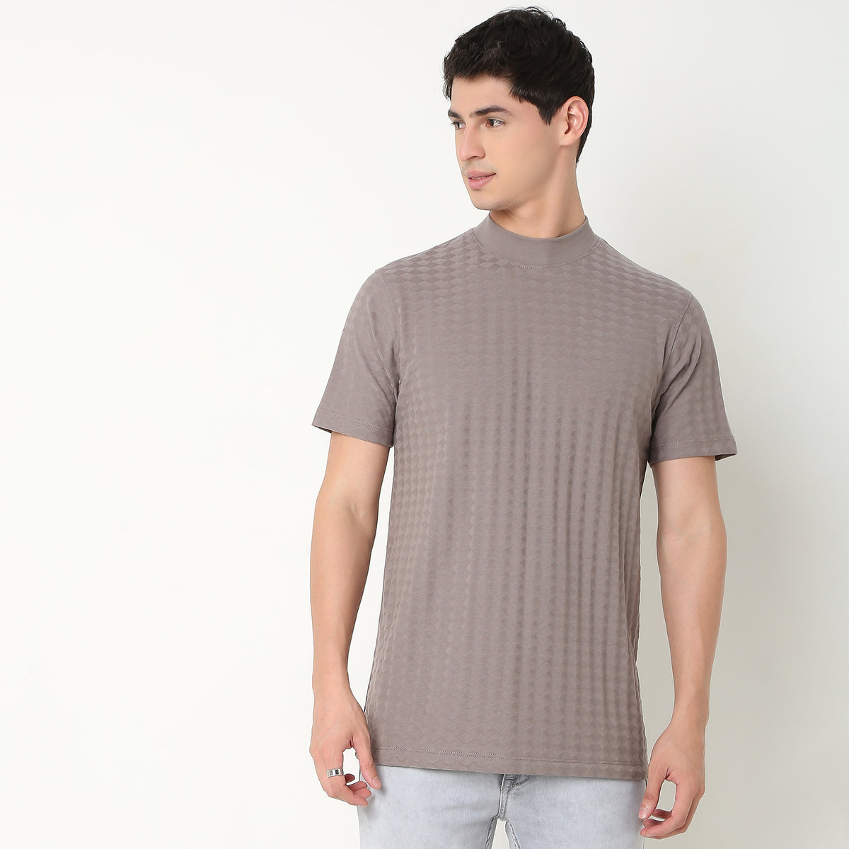 Regular Fit Structured T-Shirt