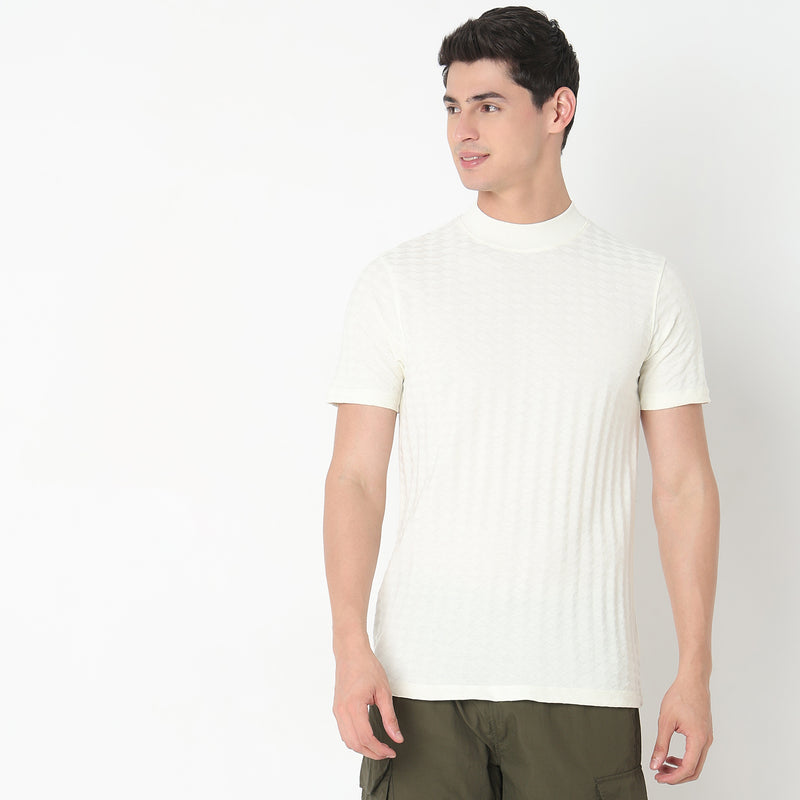 Regular Fit Structured T-Shirt