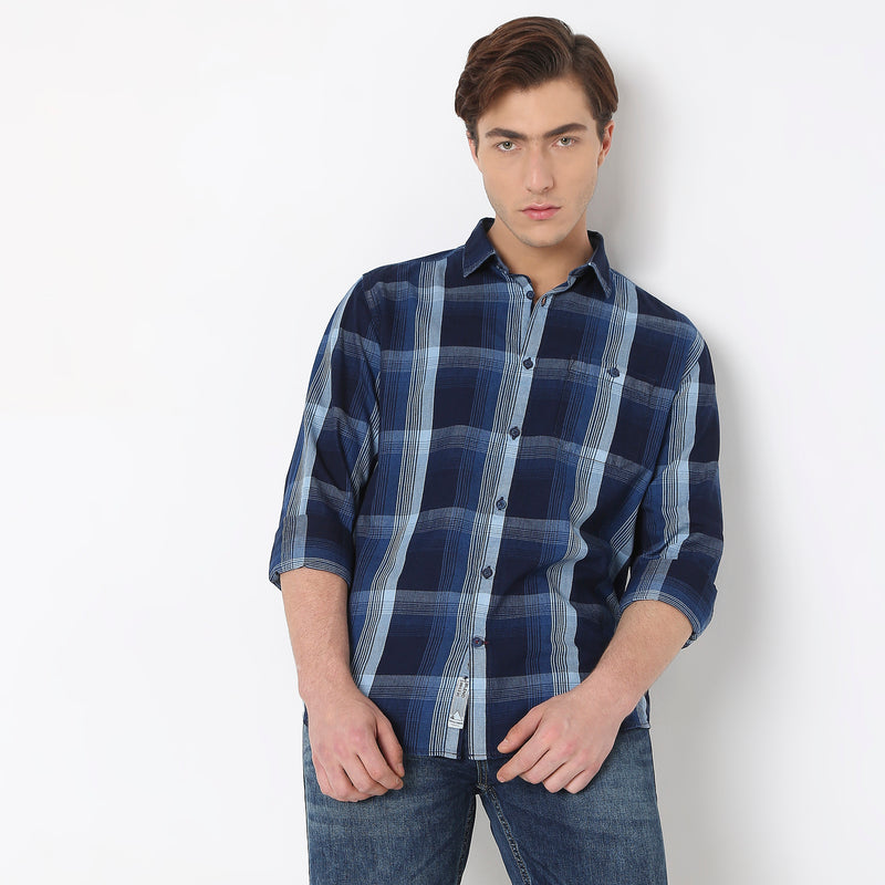 Regular Fit Checkered Shirt