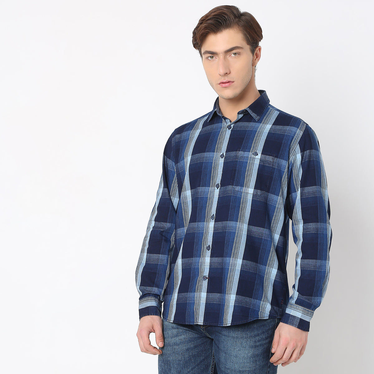 Regular Fit Checkered Shirt