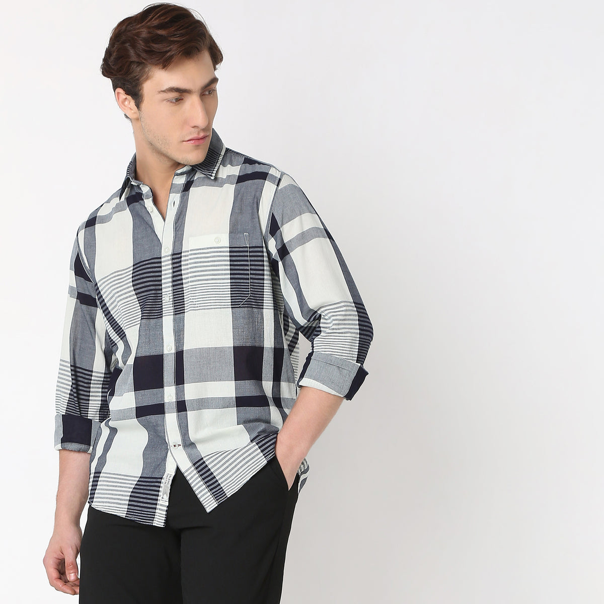 Regular Fit Checkered Shirt