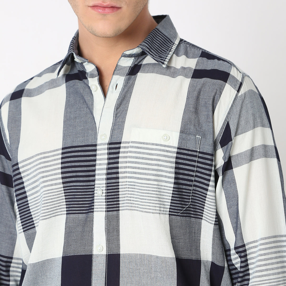 Regular Fit Checkered Shirt