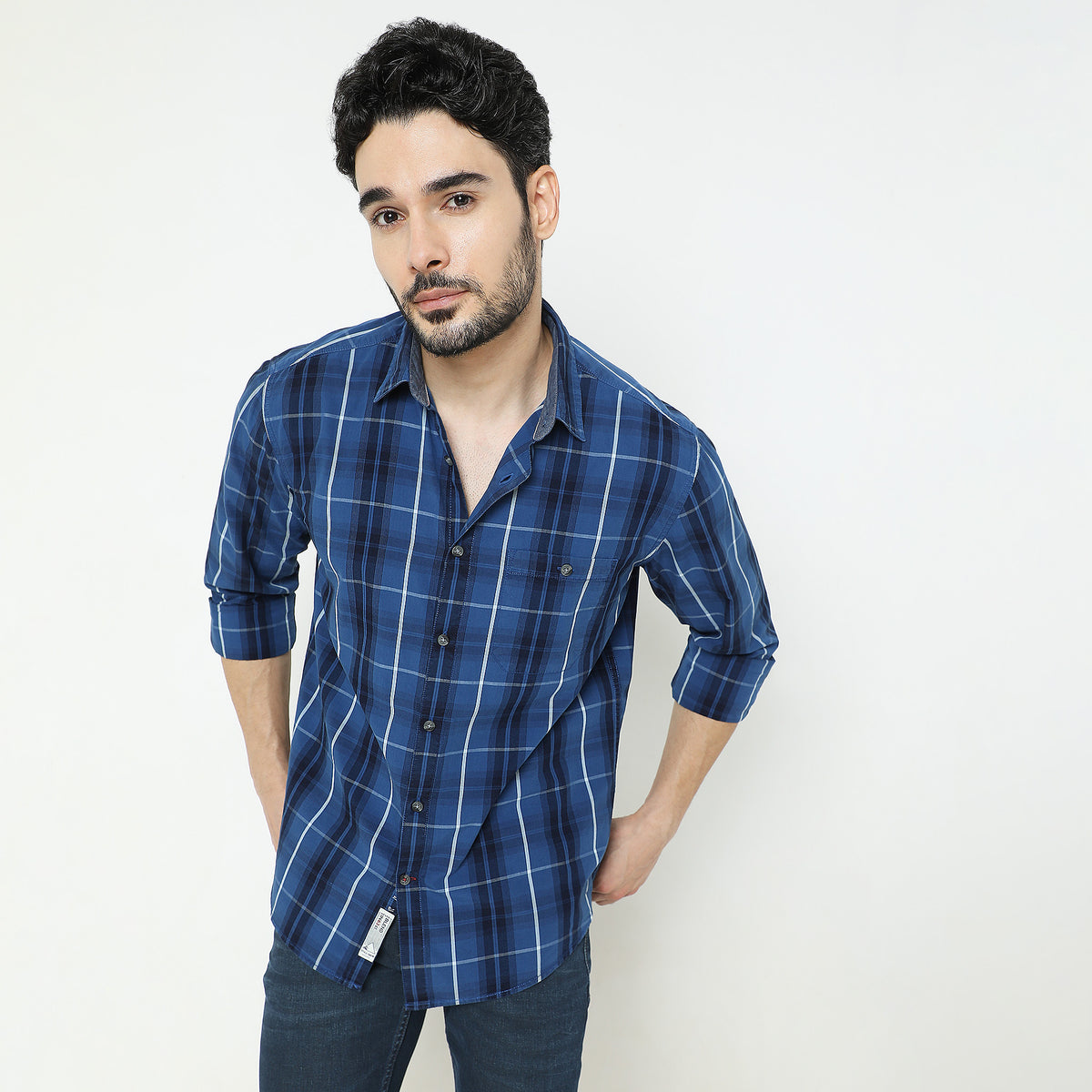 Regular Fit Checkered Shirt