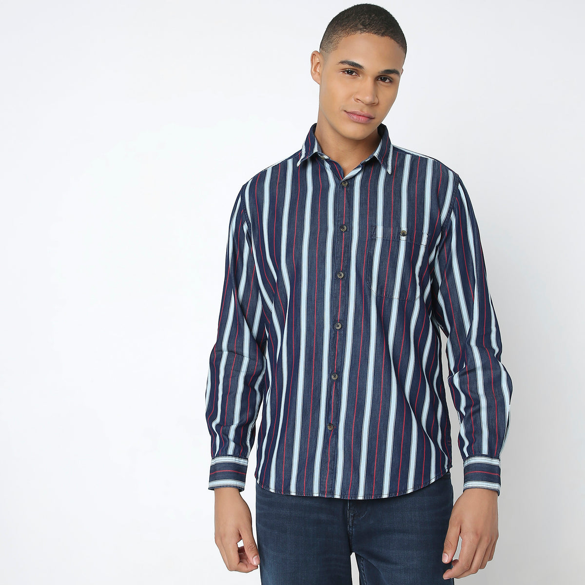 Regular Fit Striped Shirt