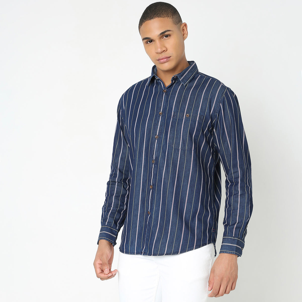 Regular Fit Striped Shirt