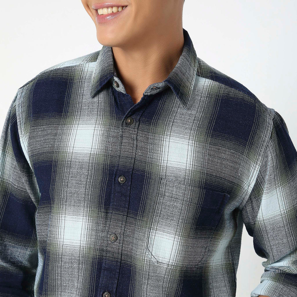 Regular Fit Checkered Shirt