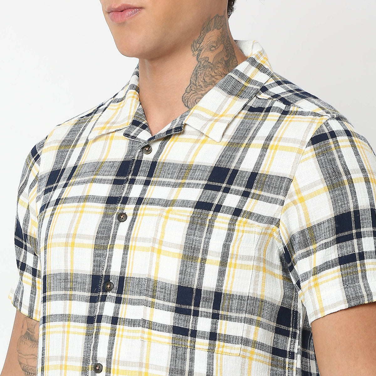 Regular Fit Checkered Shirt