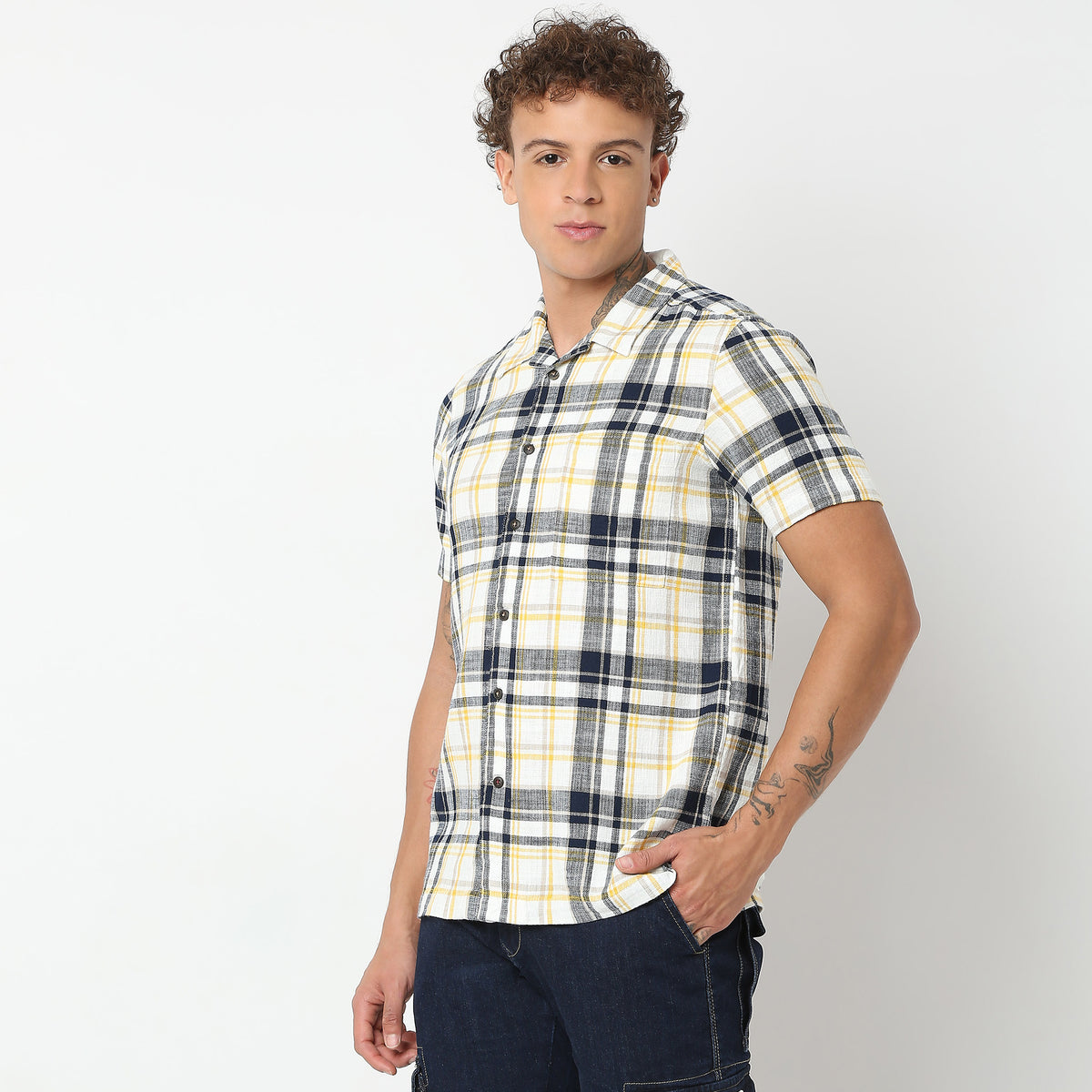 Regular Fit Checkered Shirt