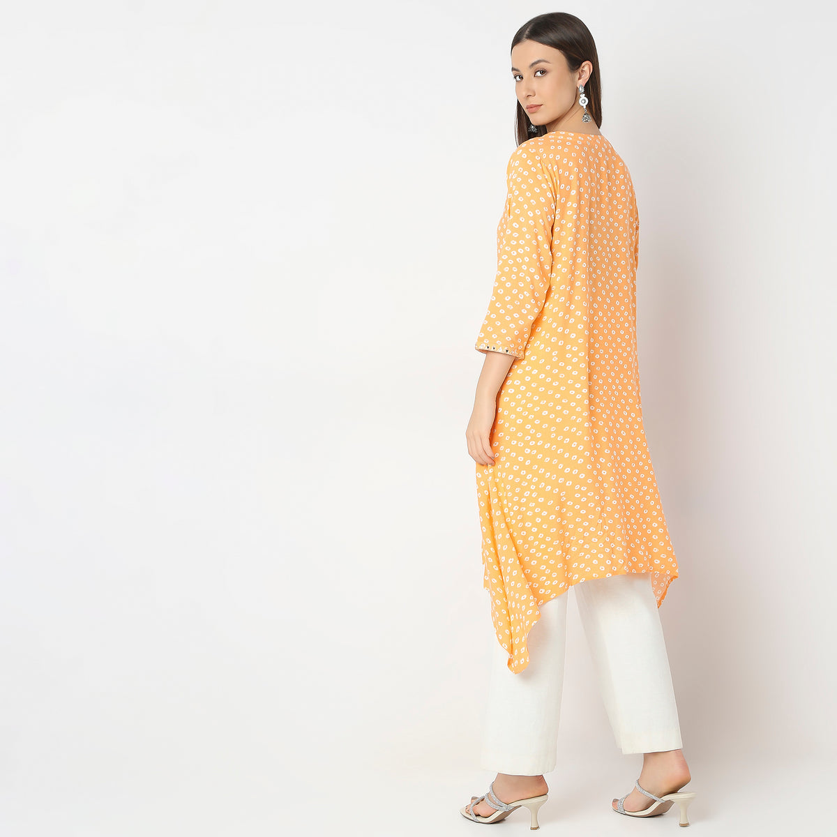 Flare Fit Printed Kurta