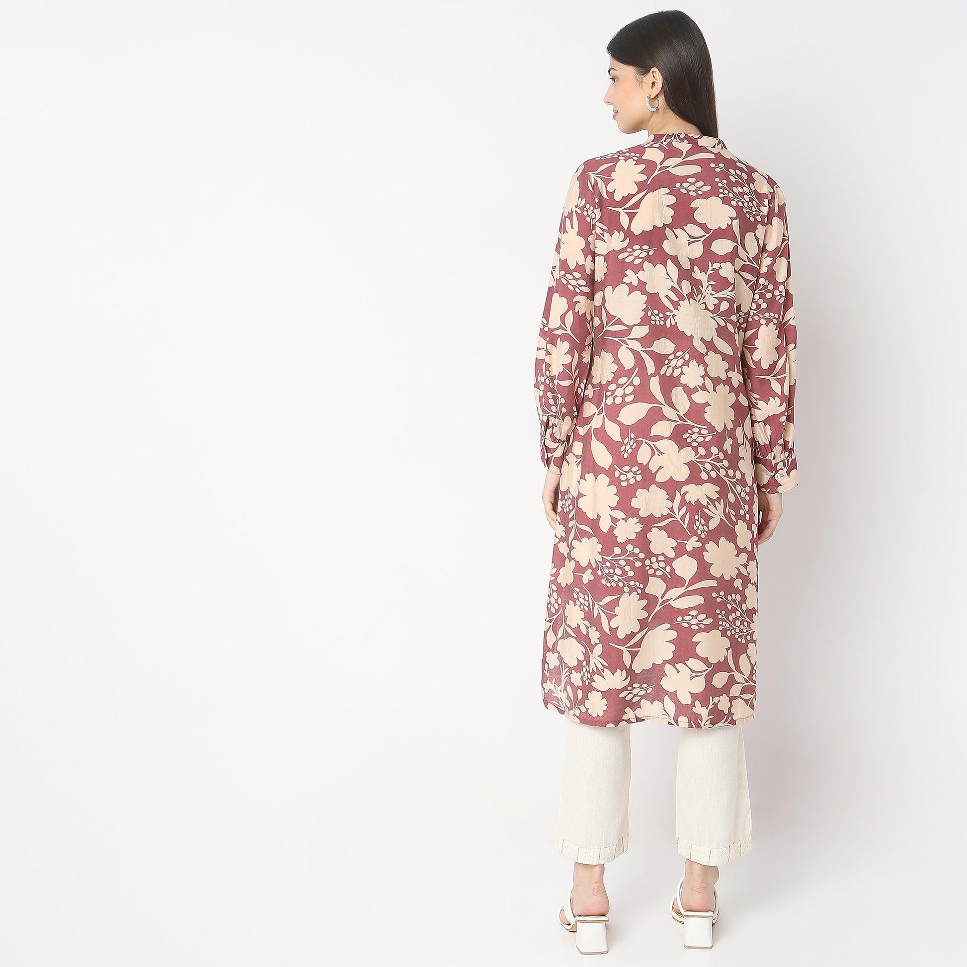 Flare Fit Printed Kurta