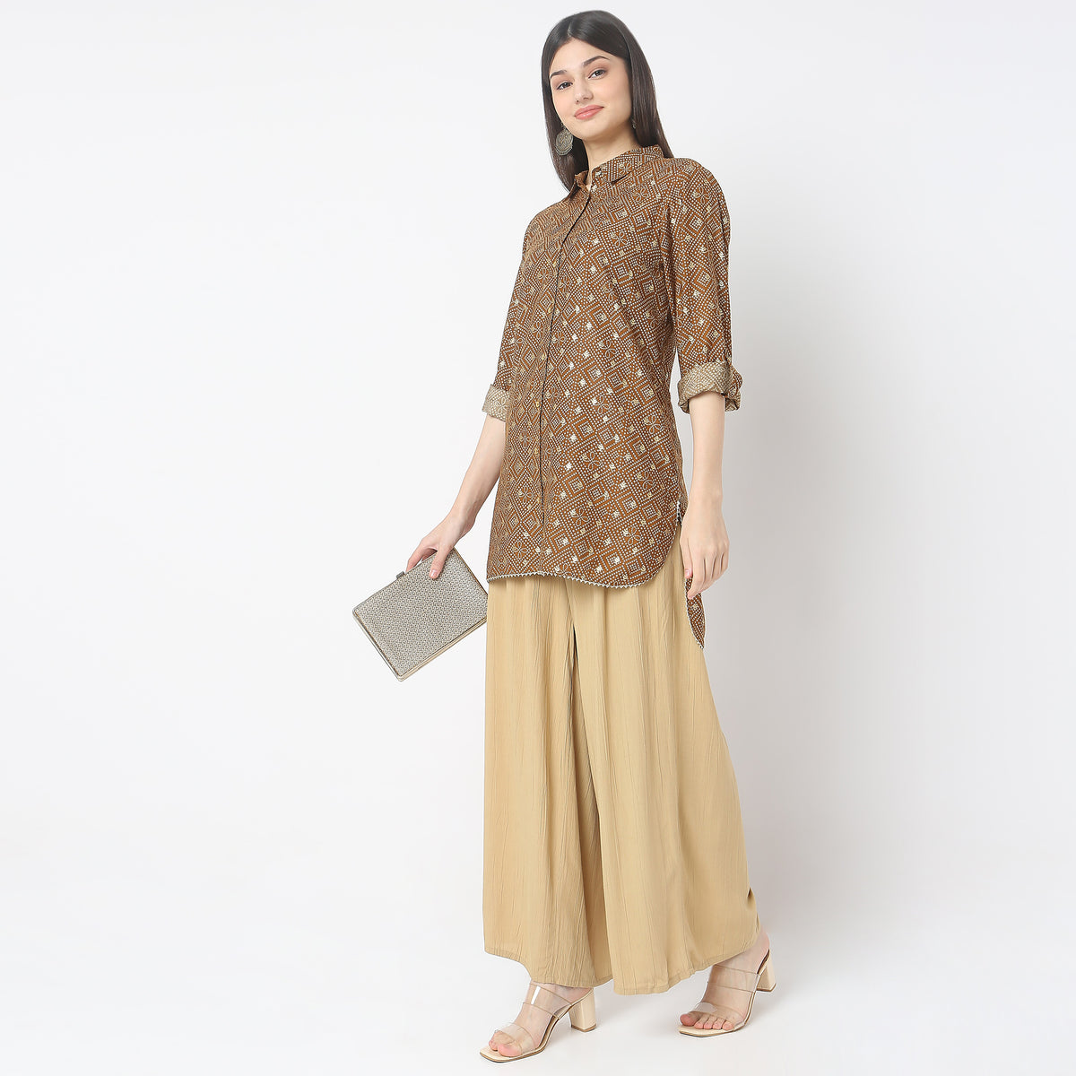 Straight Fit Printed Kurta