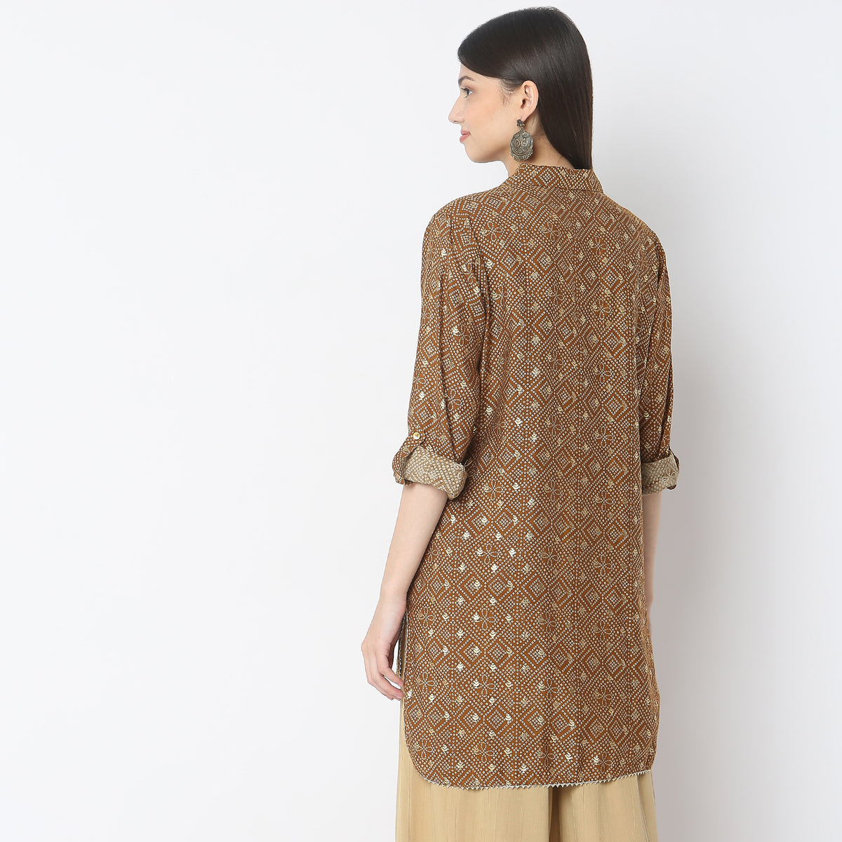 Straight Fit Printed Kurta