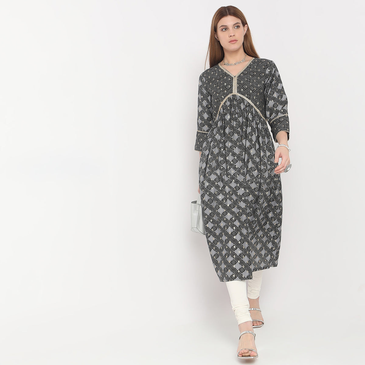 Straight Fit Printed Kurta