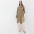 Embroidered Above Knee Flared Workday Staples High-Low Kurta