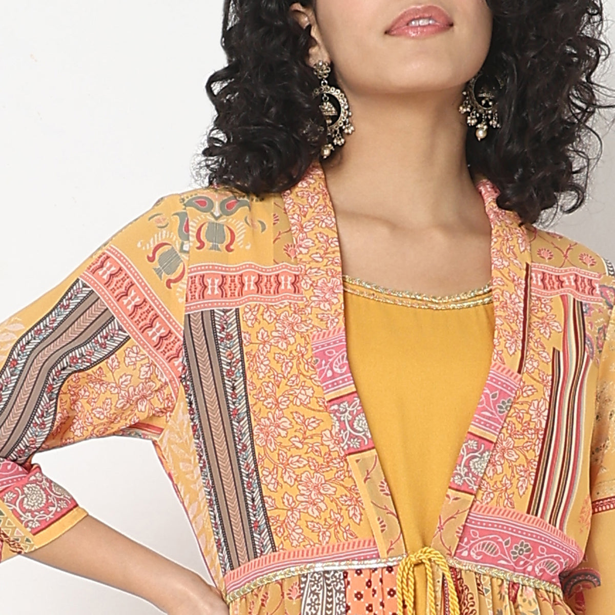 Flare Fit Printed Kurta