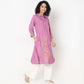 Regular Fit Embroidered Kurta