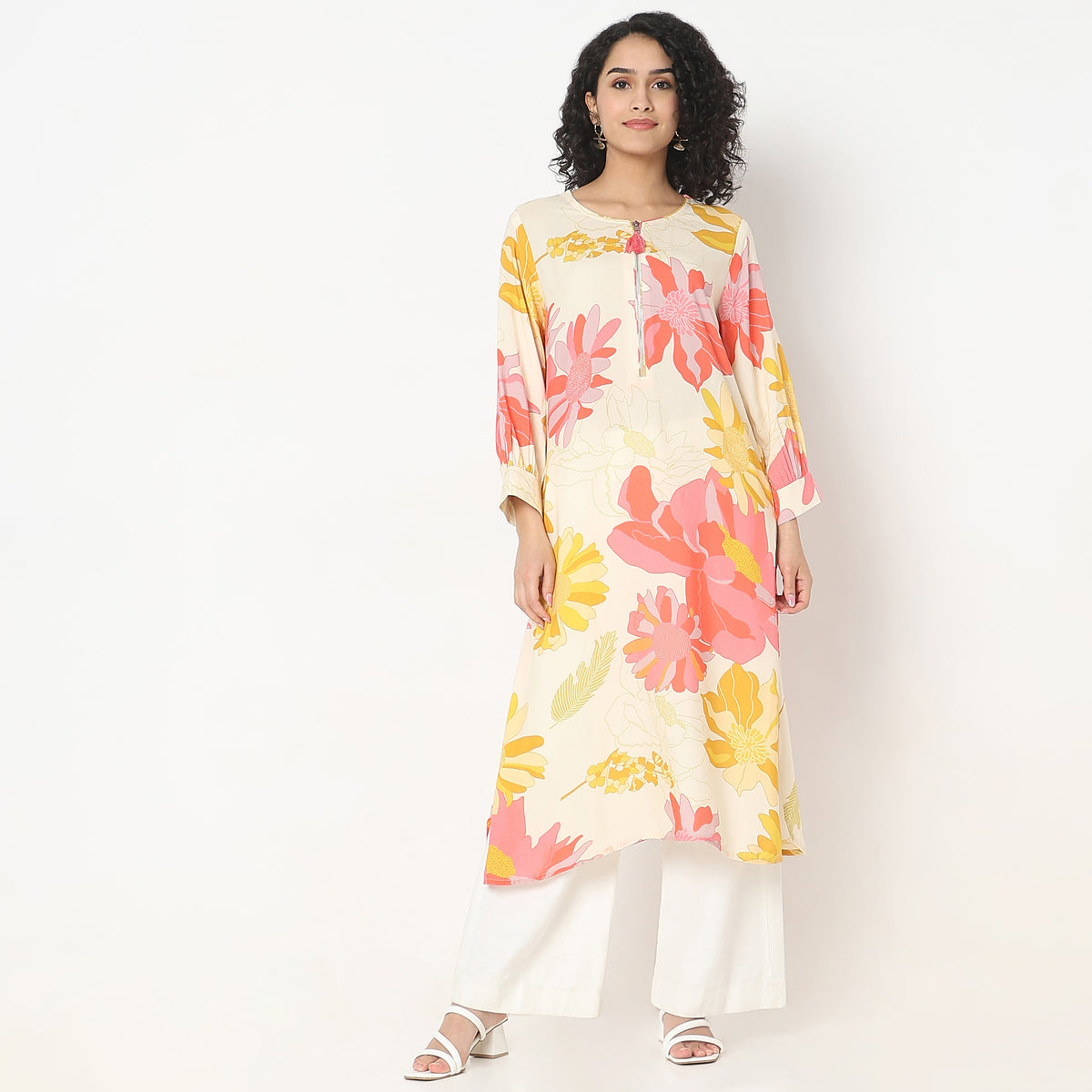 Regular Fit Printed Kurta