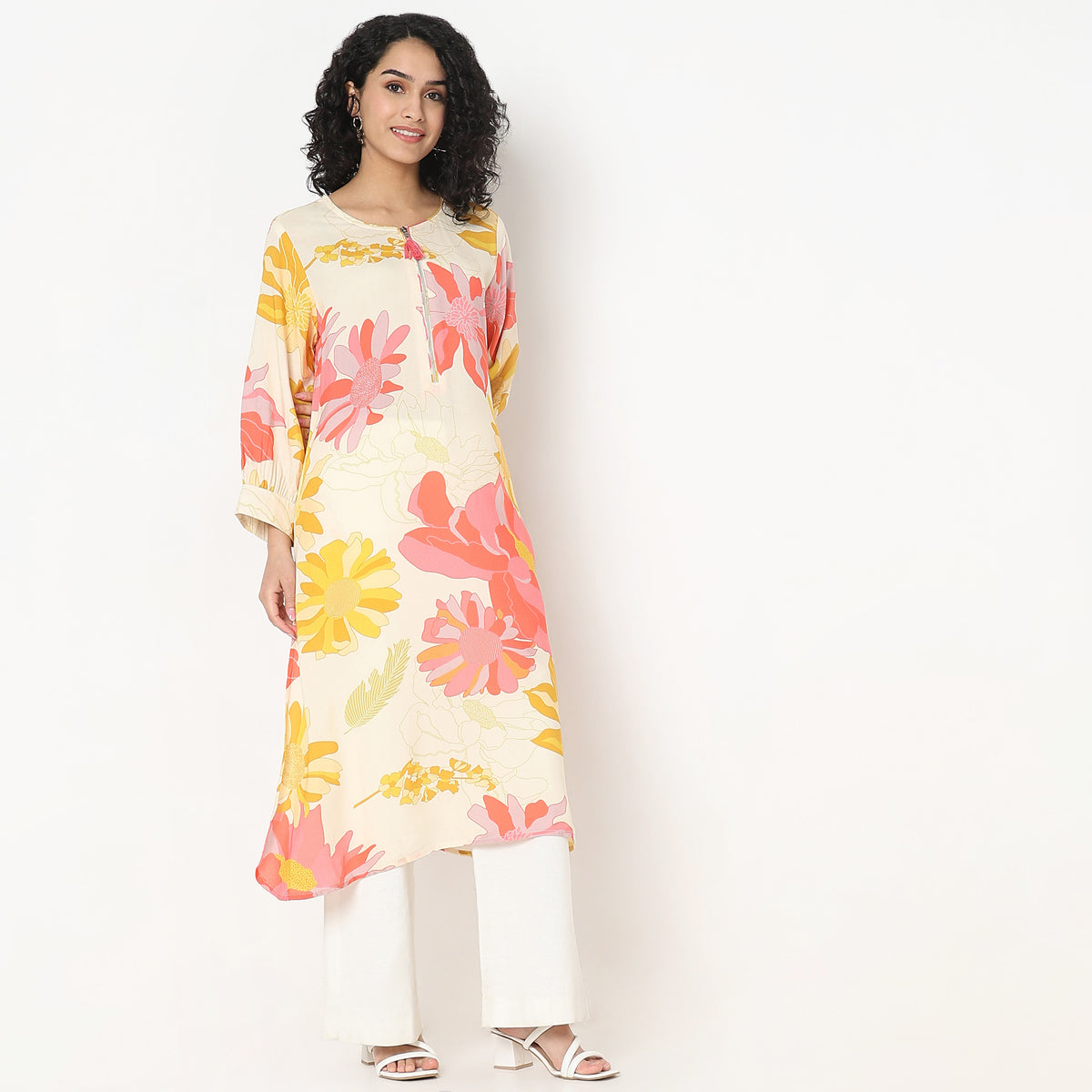 Regular Fit Printed Kurta