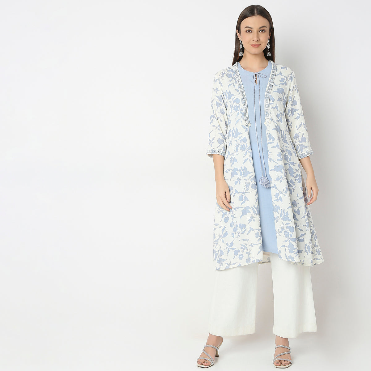 Straight Fit Printed Kurta