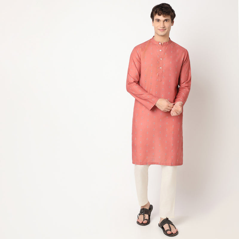 Regular Fit Printed Kurta