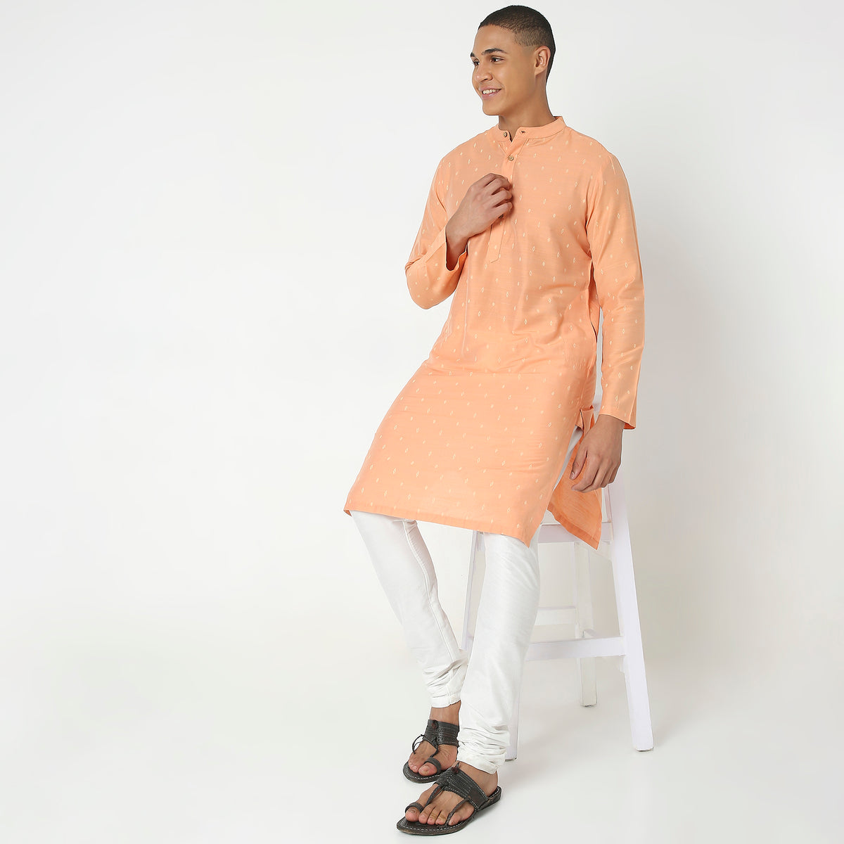 Regular Fit Printed Kurta