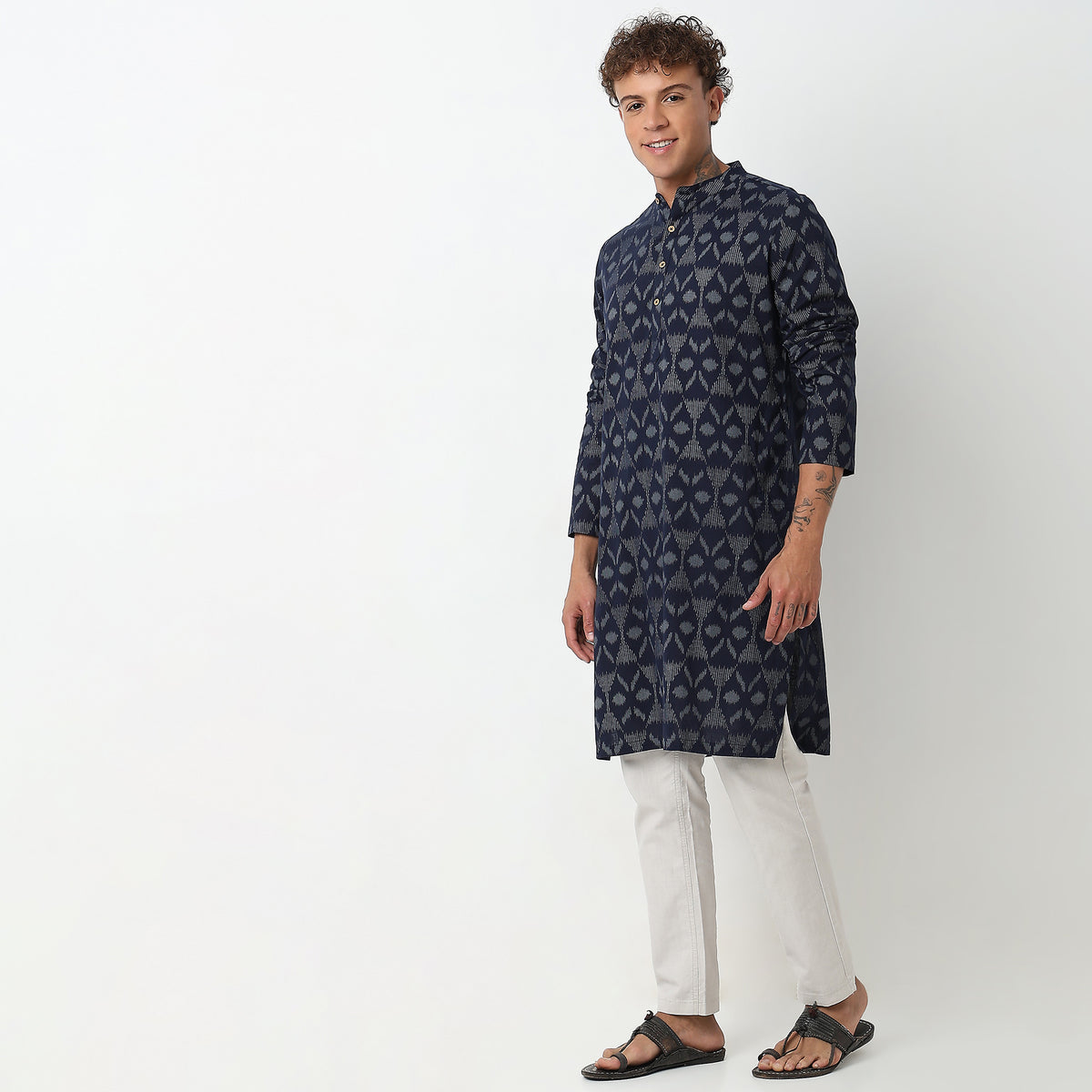 Regular Fit Printed Kurta