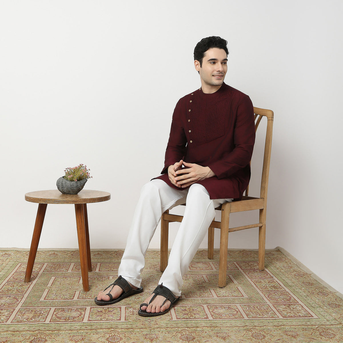 Regular Fit Solid Kurta