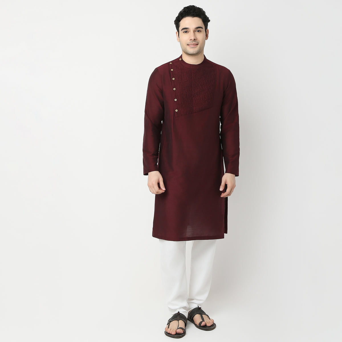 Regular Fit Solid Kurta