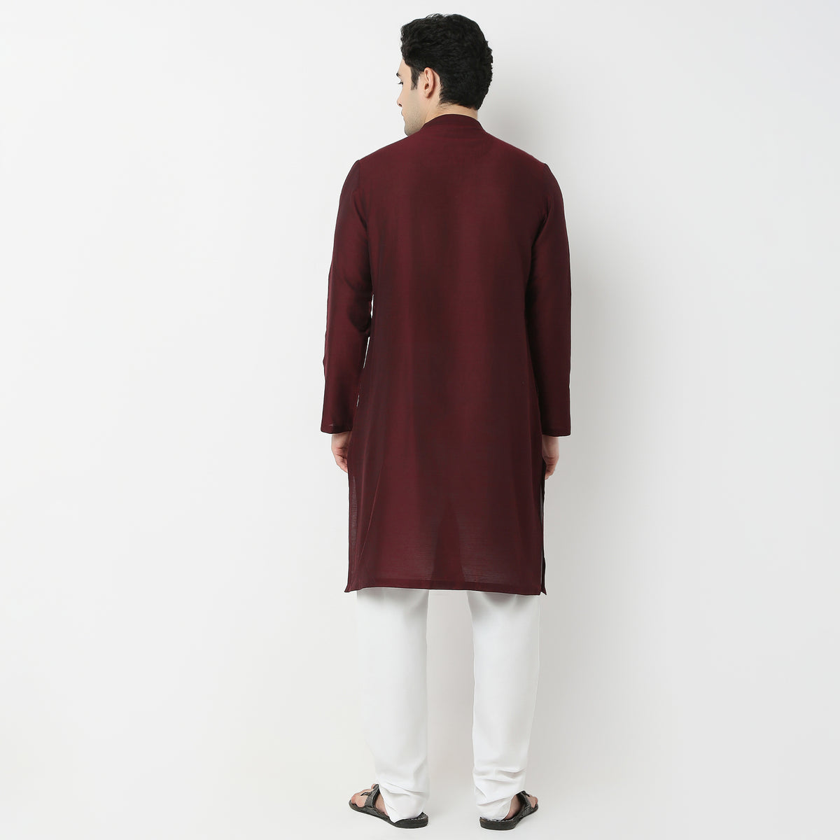 Regular Fit Solid Kurta