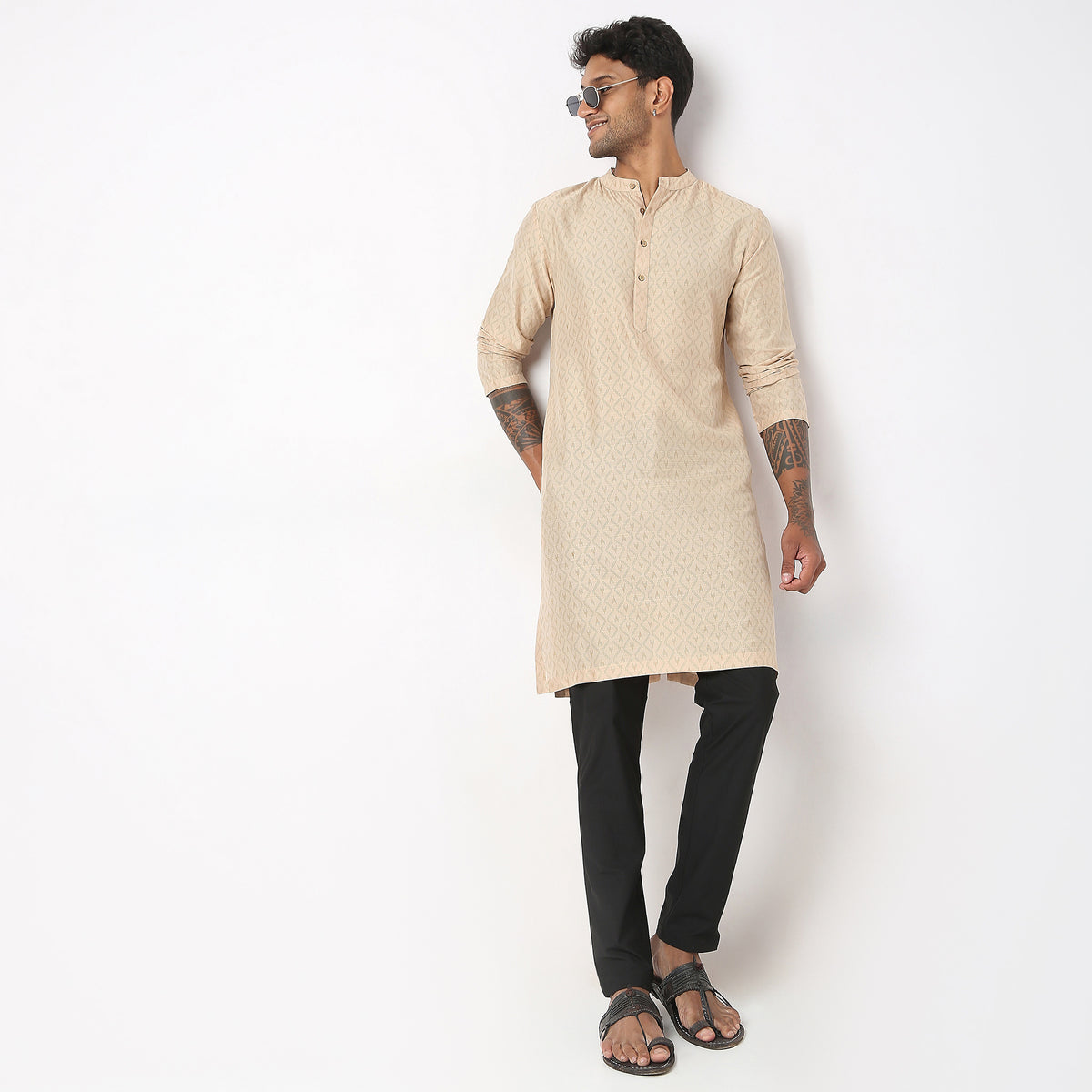 Regular Fit Printed Kurta